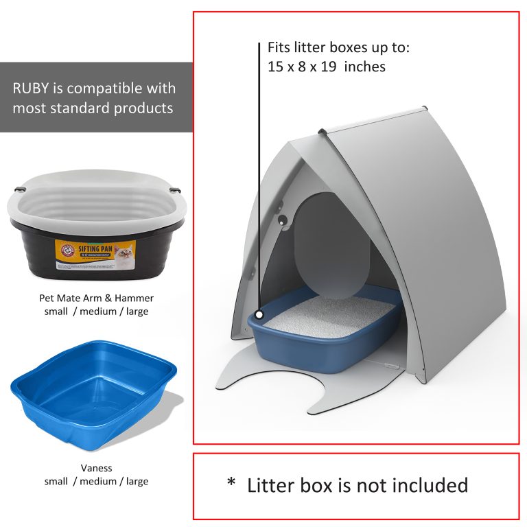 cat litter enclosure