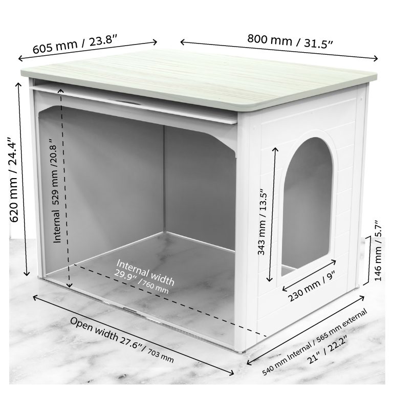 large cat litter box cabinet